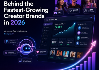 Illustration of Agentic CRM Behind the Fastest-Growing Creator Brands in 2026