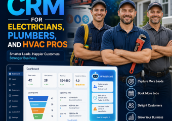 crm for trades illustration for AI-Powered CRM for Electricians, Plumbers, and HVAC Pros