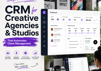 Illustration of CRM for Creative Agencies and Studios That Automates Client Management