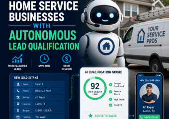 Illustration of Scaling Home Service Businesses with Autonomous Lead Qualification