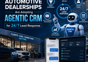 Illustration of Why Automotive Dealerships Are Adopting Agentic CRM for 24/7 Lead Response