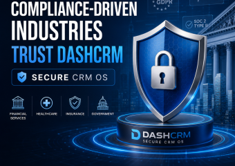 Illustration of Why Compliance-Driven Industries Trust DASHCRM Secure CRM OS